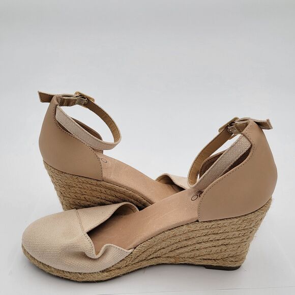 NEW Blakely Me Too Summer Sandals Toe Shoes Buckle Platform Espadrille Wedge 8M - Picture 4 of 13
